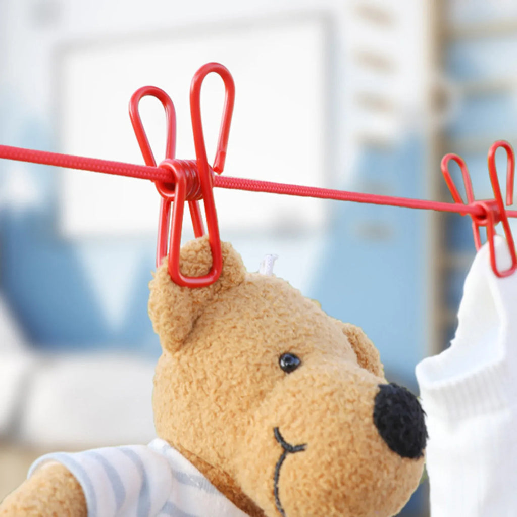 Varal de Viagem Retrátil (1.8m) com 12 Prendedores