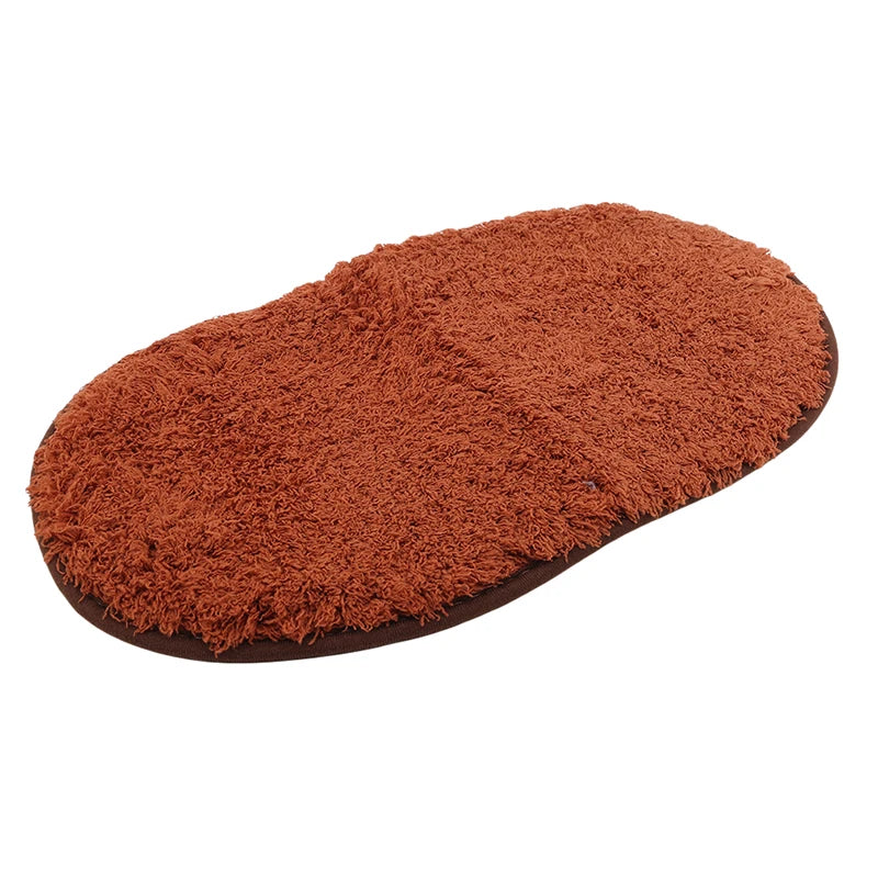 Tapete de Banheiro Microfibra Macio Antiderrapante (50x30cm)