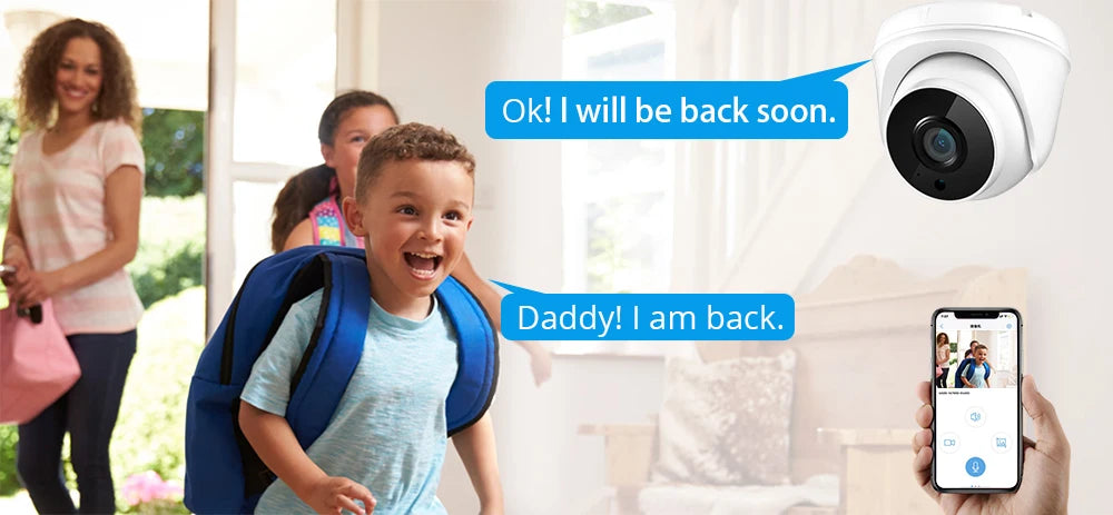 Câmera de Segurança IP Wifi 1080p com Visão Noturna