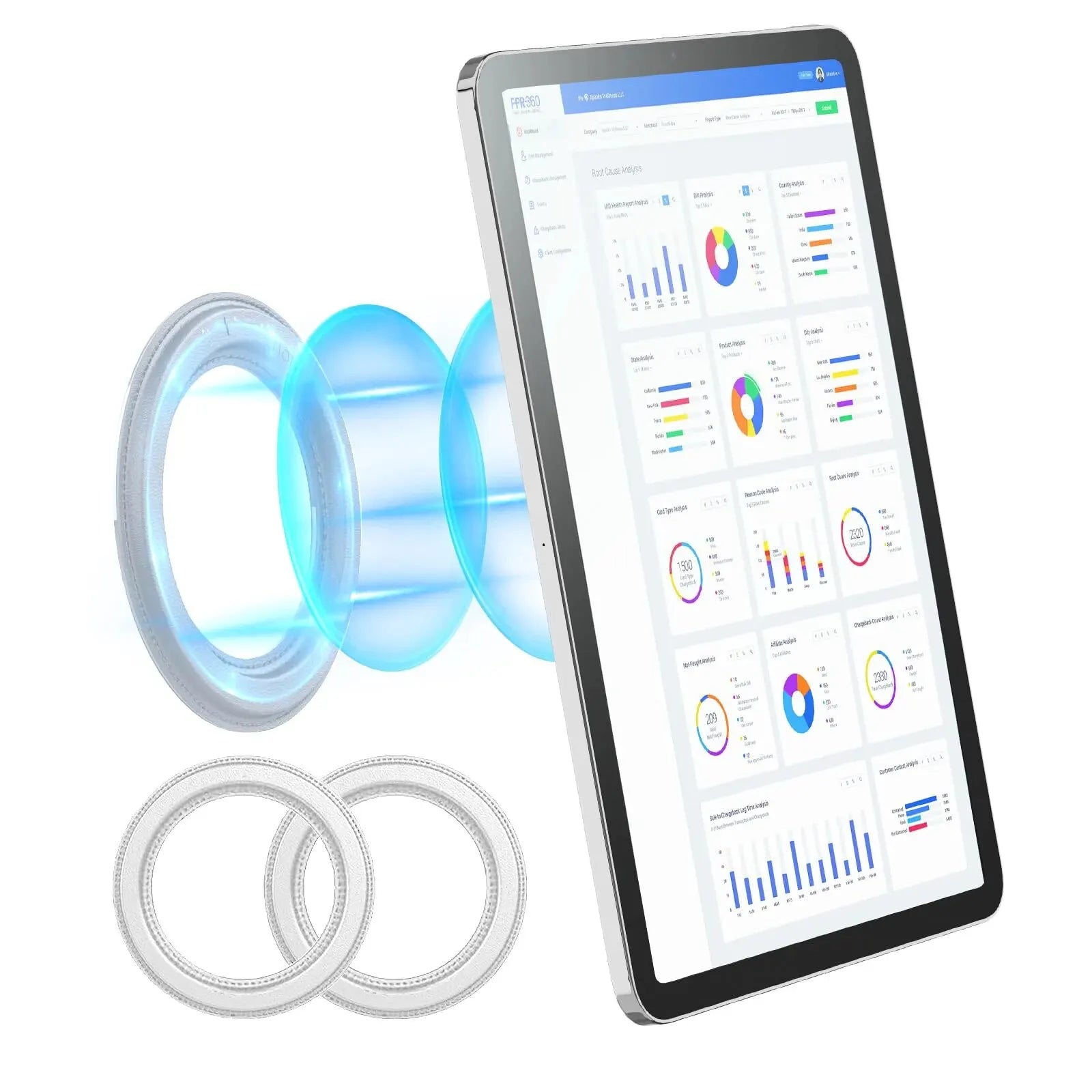 Suporte Magnético de Parede para Tablet e iPad