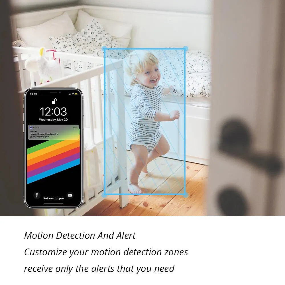 Câmera de Segurança IP Wifi 1080p com Visão Noturna