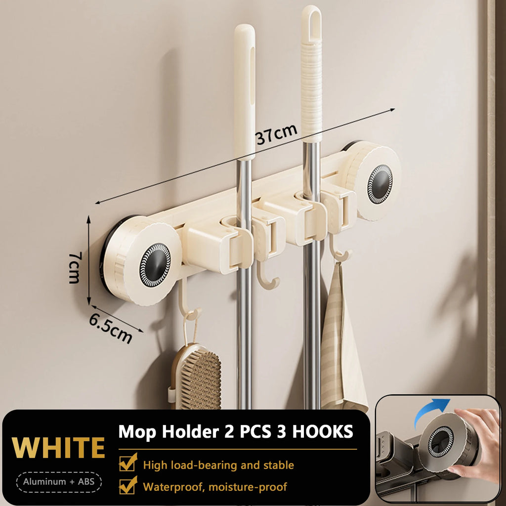 Kit Suporte de Parede Sem Furos com Fixação por Ventosa