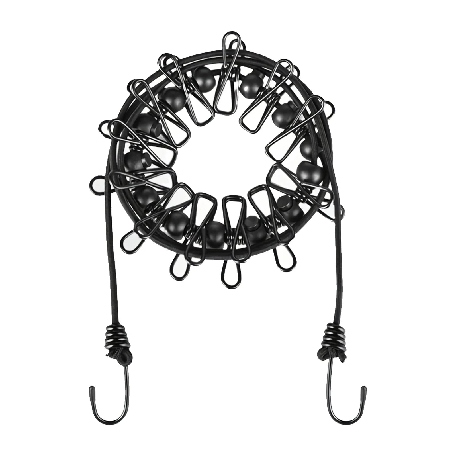 Varal Portátil de Viagem com 12 Pregadores (Retrátil 1.8m)