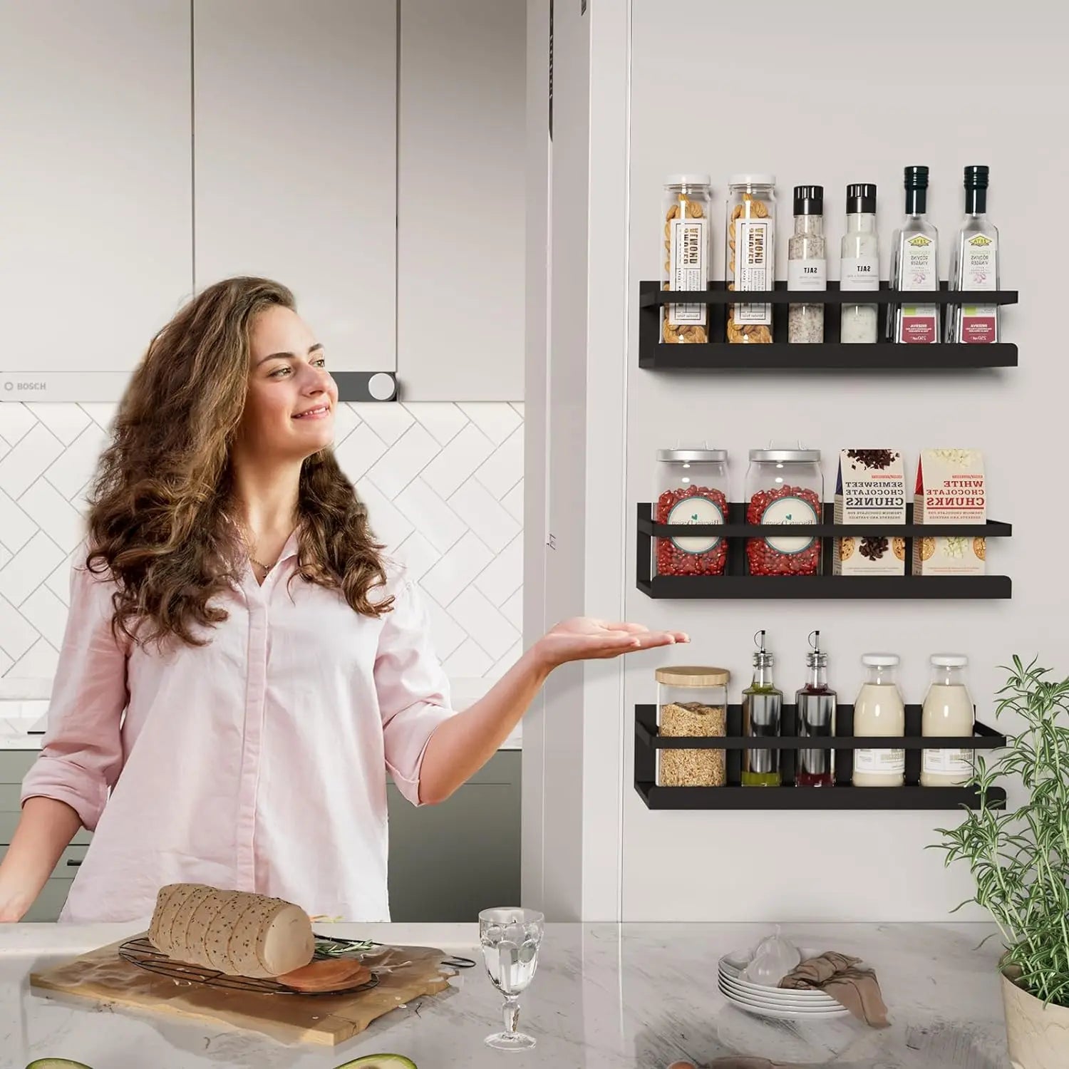 Suporte Multiuso Magnético para Banheiro, Lavanderia e Cozinha