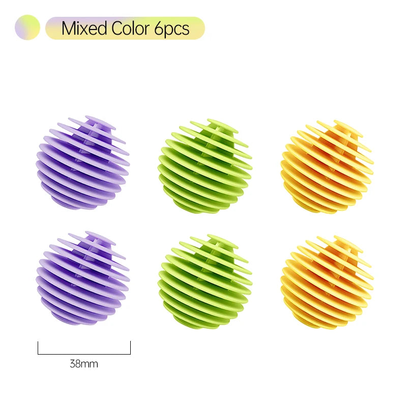 Bola de Lavanderia Silicone Reutilizável (Tira Pelos e Fiapos)