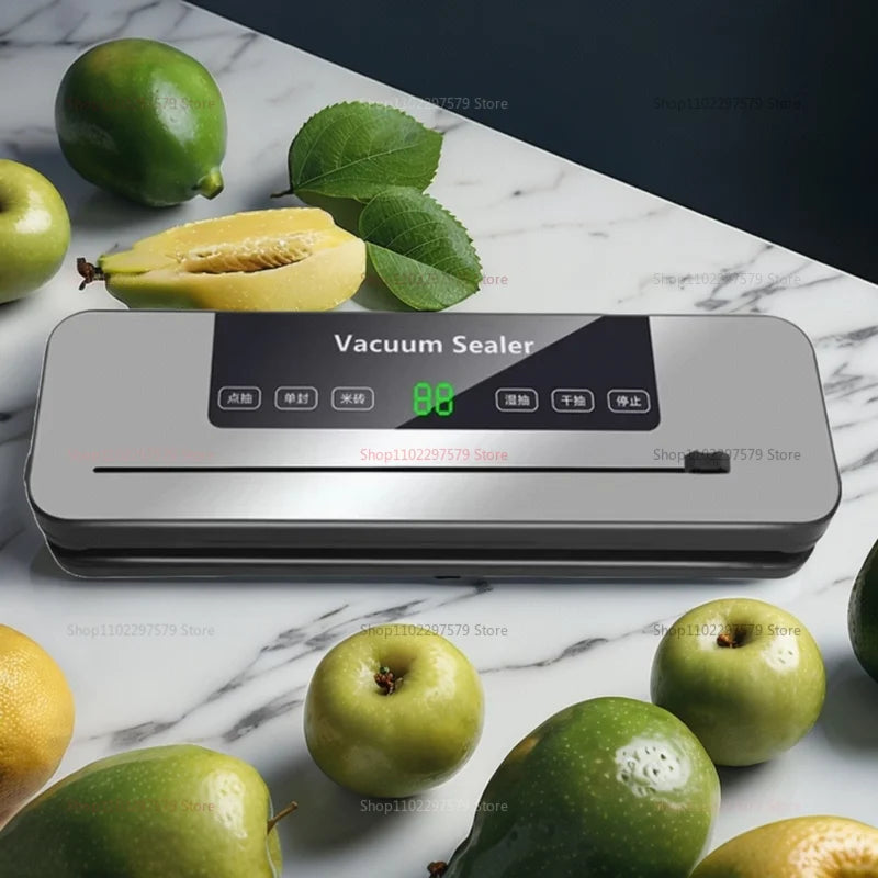 Máquina Seladora a Vácuo: Com Esterilização UV e Cortador Embutido