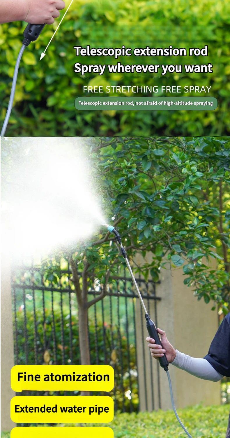 Pulverizador Elétrico para Jardinagem - Ferramenta de Jardim de Alta Pressão