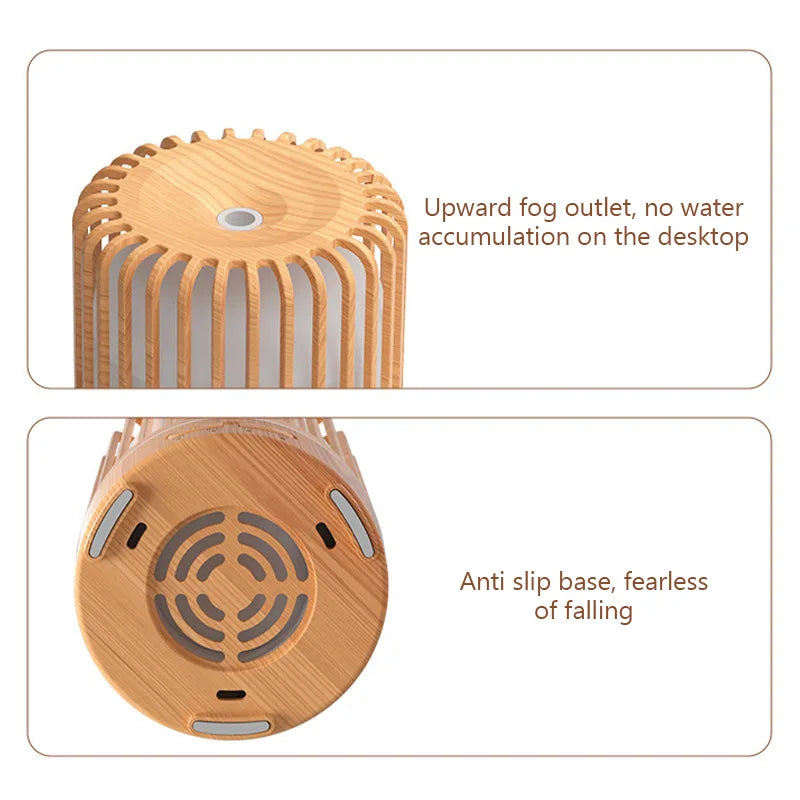 Aromatizador de Ambiente USB com 7 Cores de LED e Timer