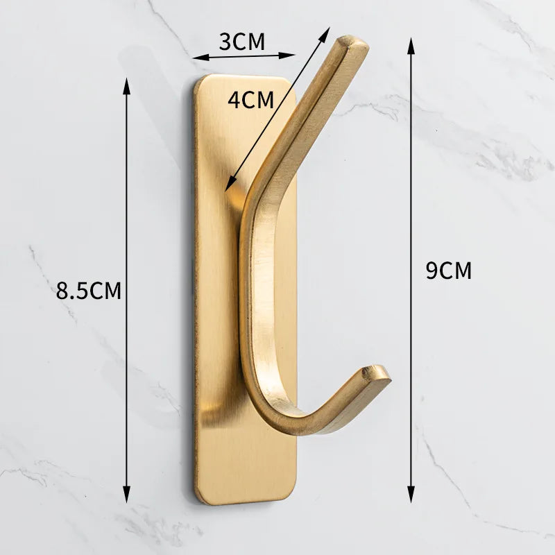 Gancho Adesivo de Aço Inox 304 à Prova d'Água (Alta Fixação)