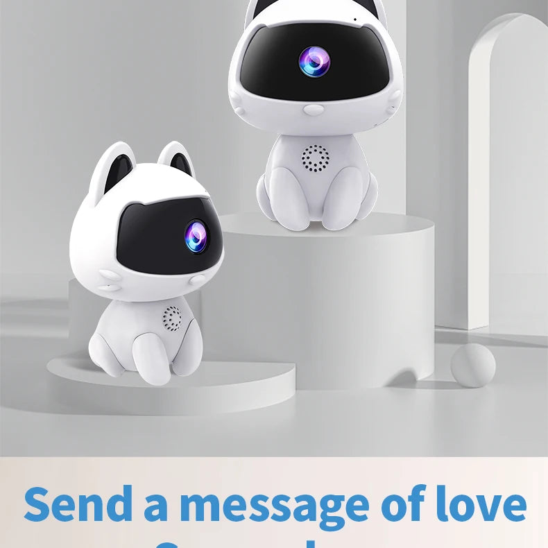 Babá Eletrônica com Câmera Wifi e Rastreamento Automático