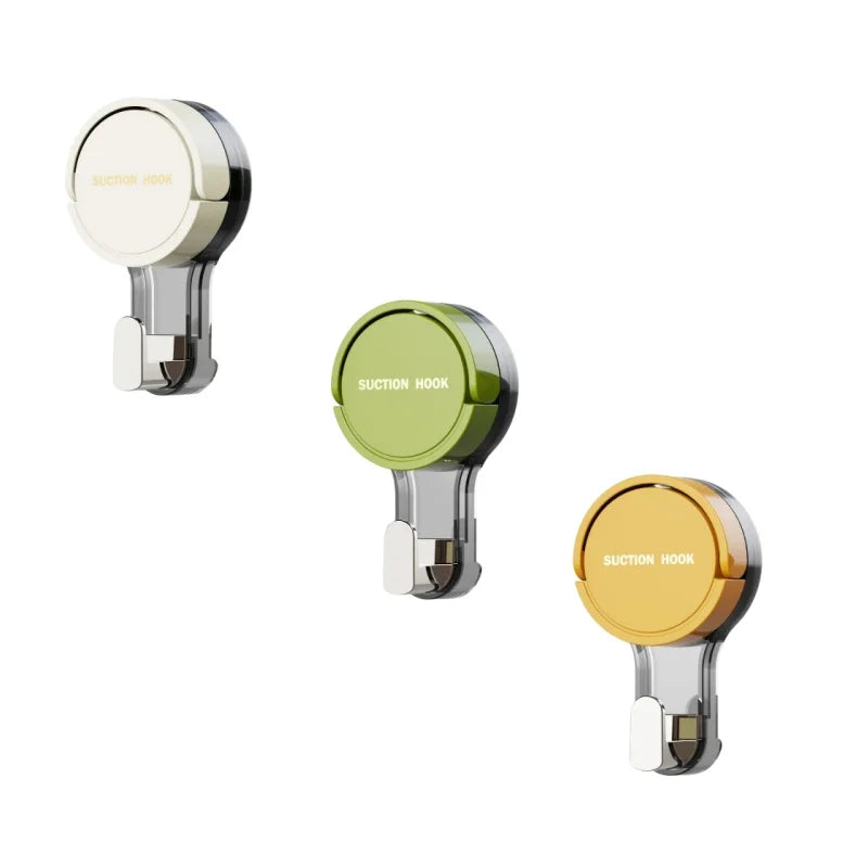 1-10 Unidades Gancho de Ventosa Reutilizável de Alta Pressão (Sem furos)