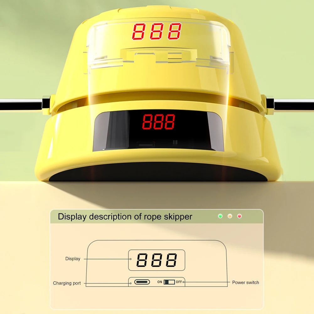 Máquina de Pular Corda Elétrica Automática com Controle Remoto