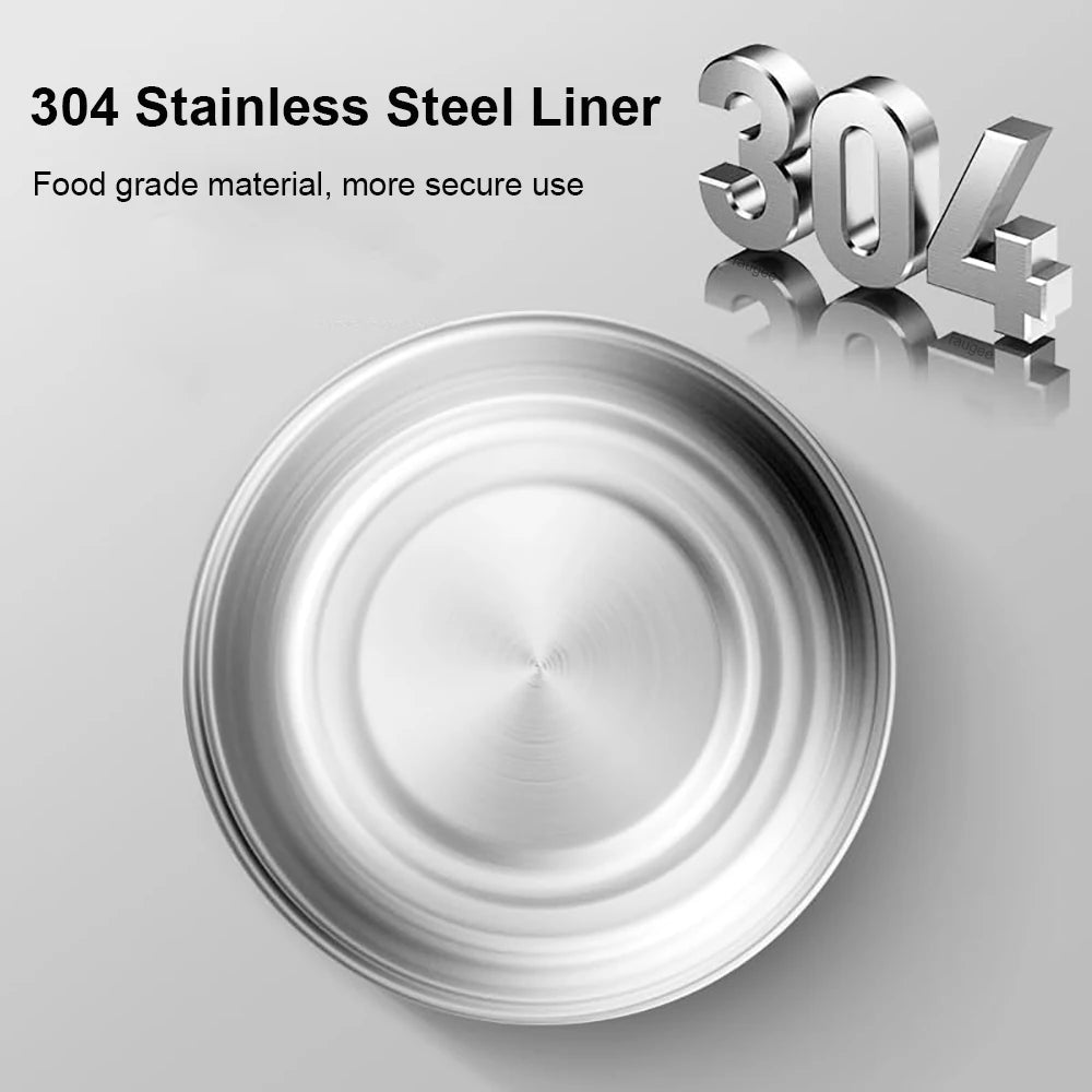 Lancheira Térmica Elétrica Portátil Aquecedora de Alimentos