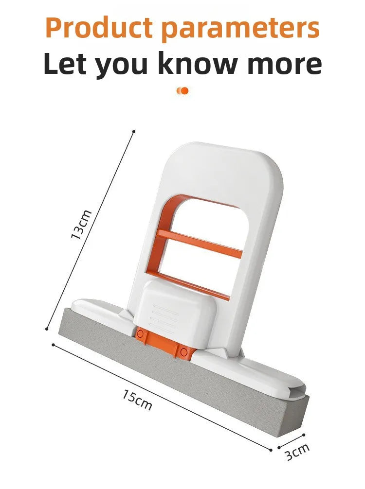 Mini Mop Portátil de Mão com Kit, Auto-Torção - Para Pias e Mesas