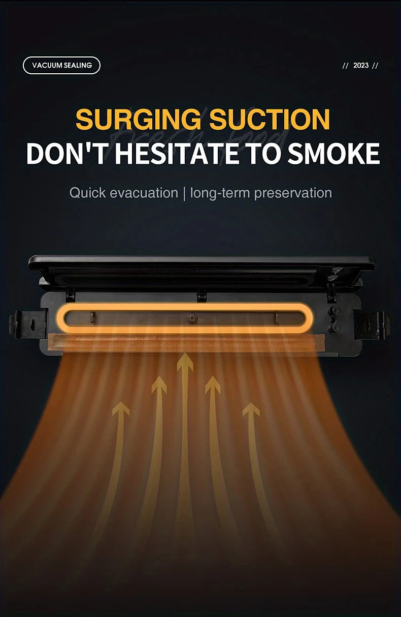 Máquina Seladora a Vácuo: Sistema Automático (Incluso 10 Sacos)