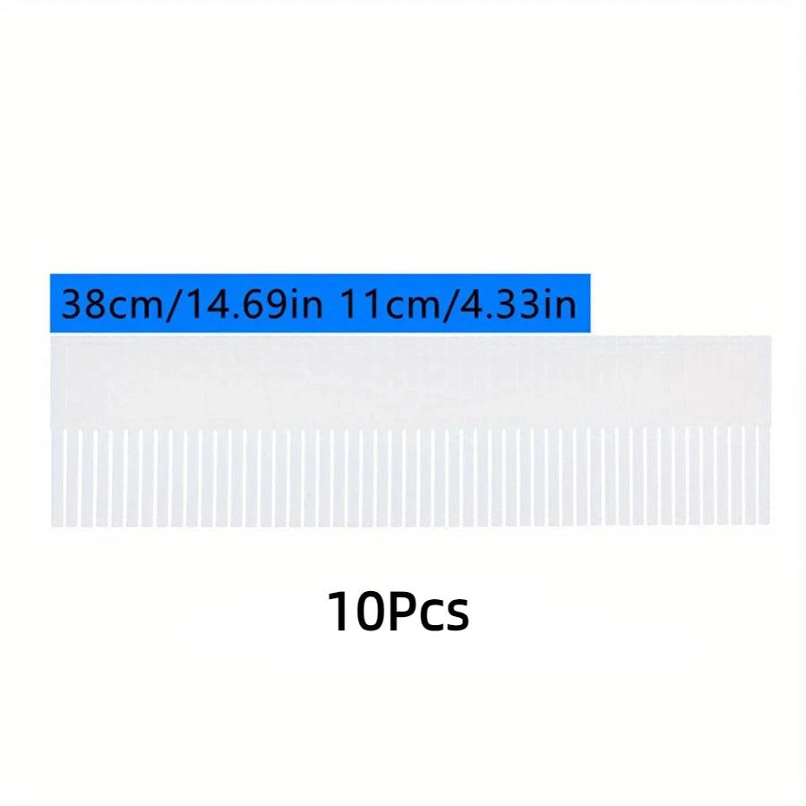 Kit com 10 Divisórias de Gaveta Ajustáveis para Organização