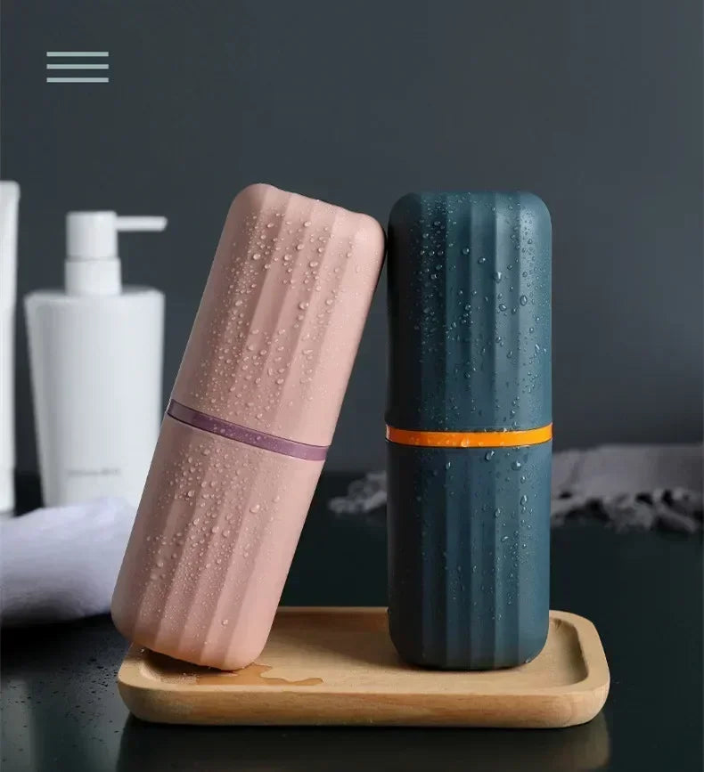Estojo Porta Escova de Dente Portátil para Viagem e Negócios