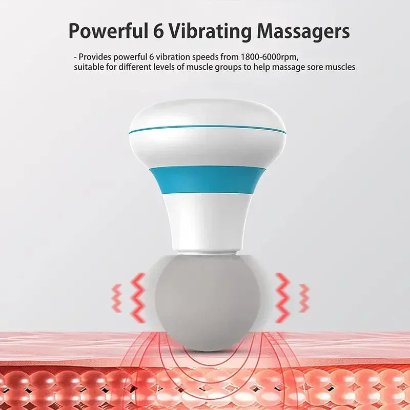 Mini Massageador Muscular para Alívio da Dor Pós-Treino