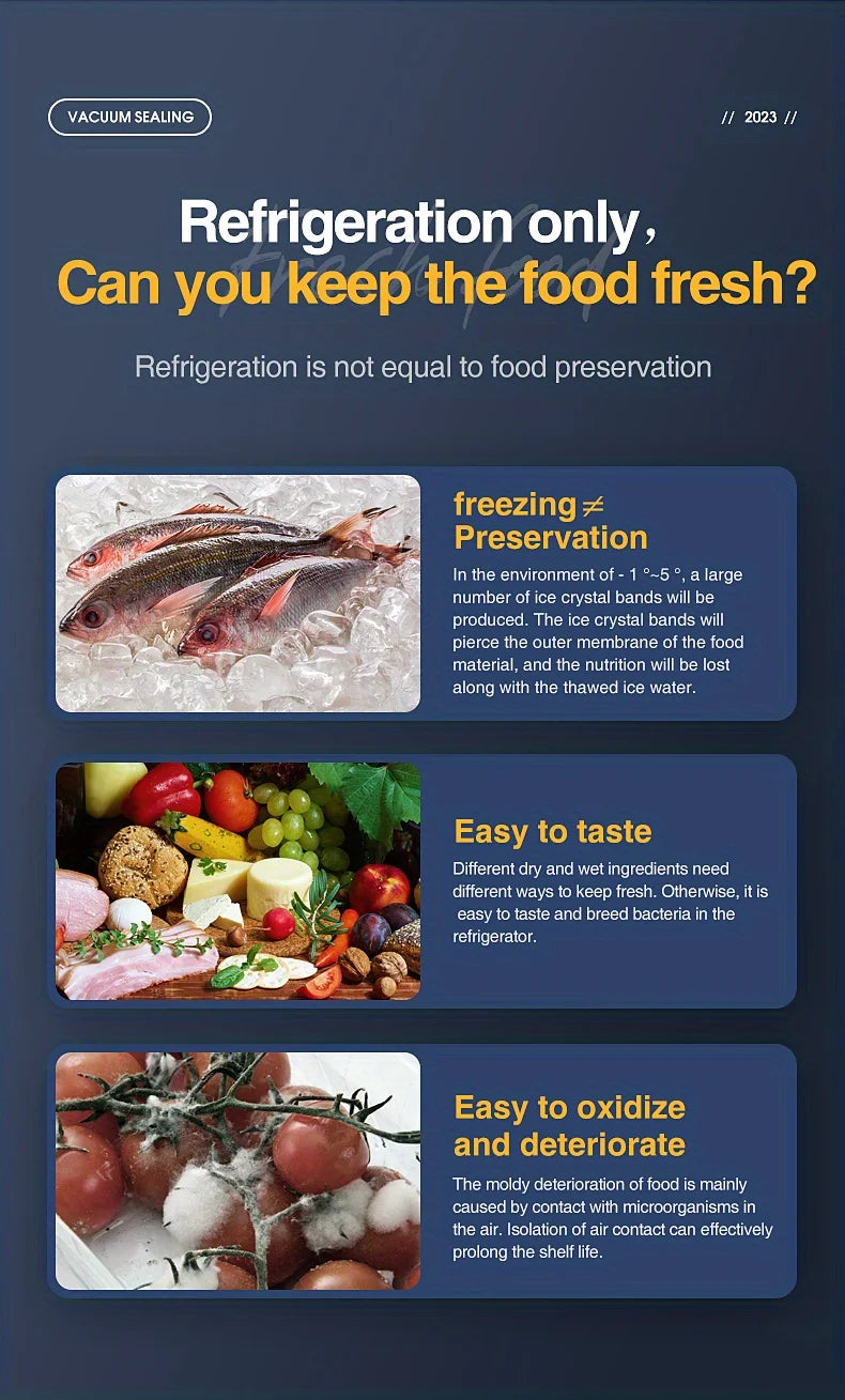 Máquina Seladora a Vácuo: Sistema Automático (Incluso 10 Sacos)