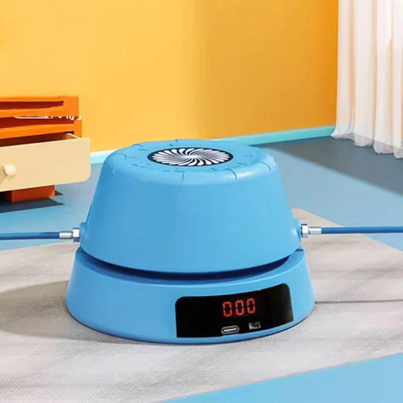 Máquina de Pular Corda Elétrica Automática com Controle Remoto