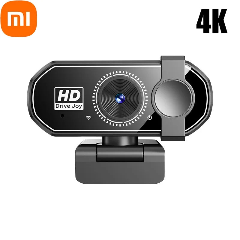 Webcam Xiaomi Q27 (4K/2K/1080p) com Microfone e Foco Automático