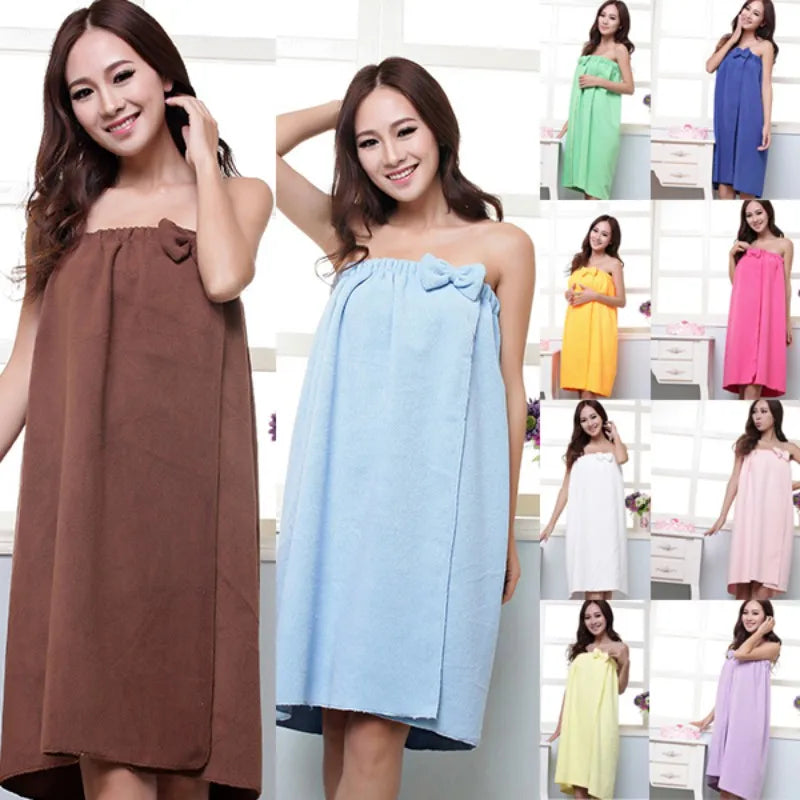 Toalha Roupão de Banho Feminina em Microfibra Super Absorvente