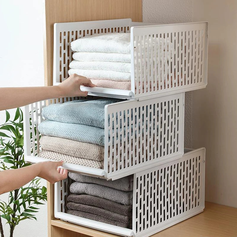 Cesto Organizador Modular para Guarda-Roupa e Closet