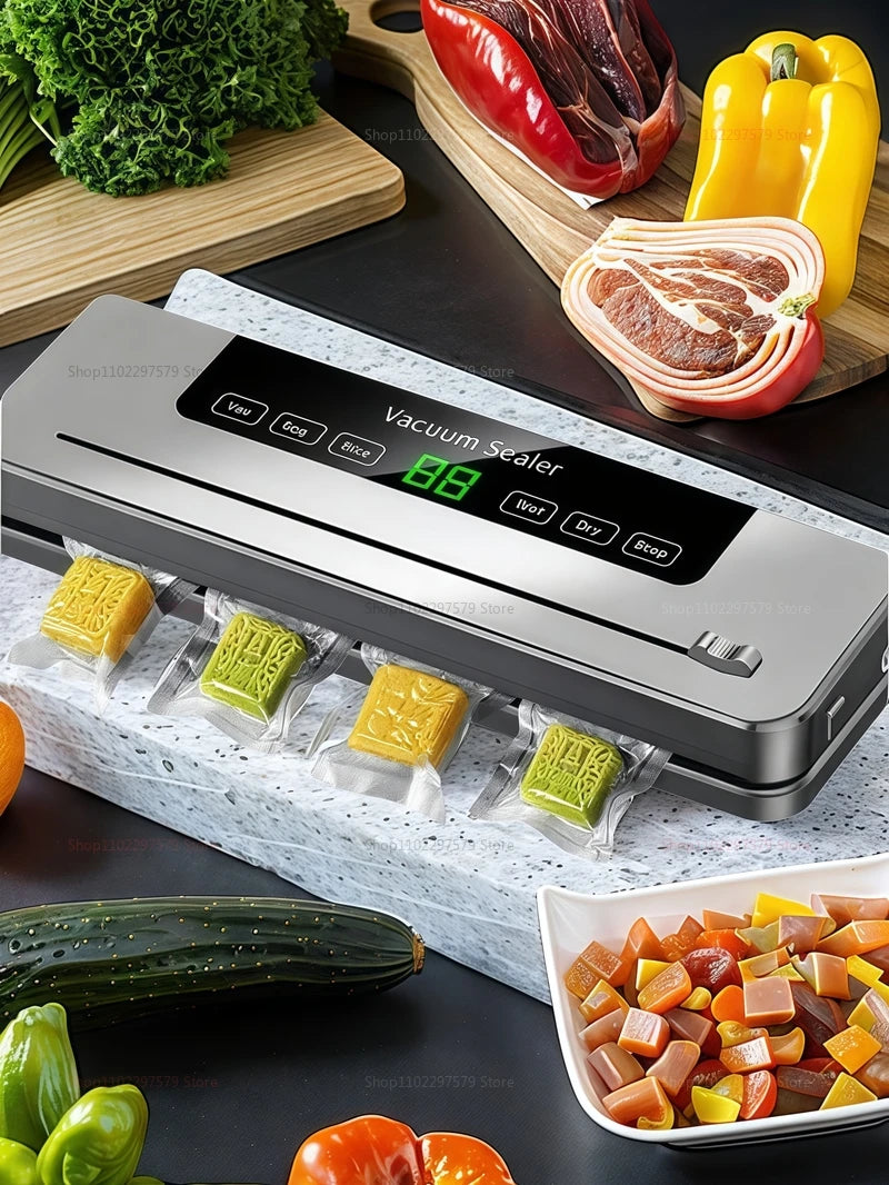 Seladora a Vácuo Profissional 30cm: Para Alimentos Secos e Úmidos