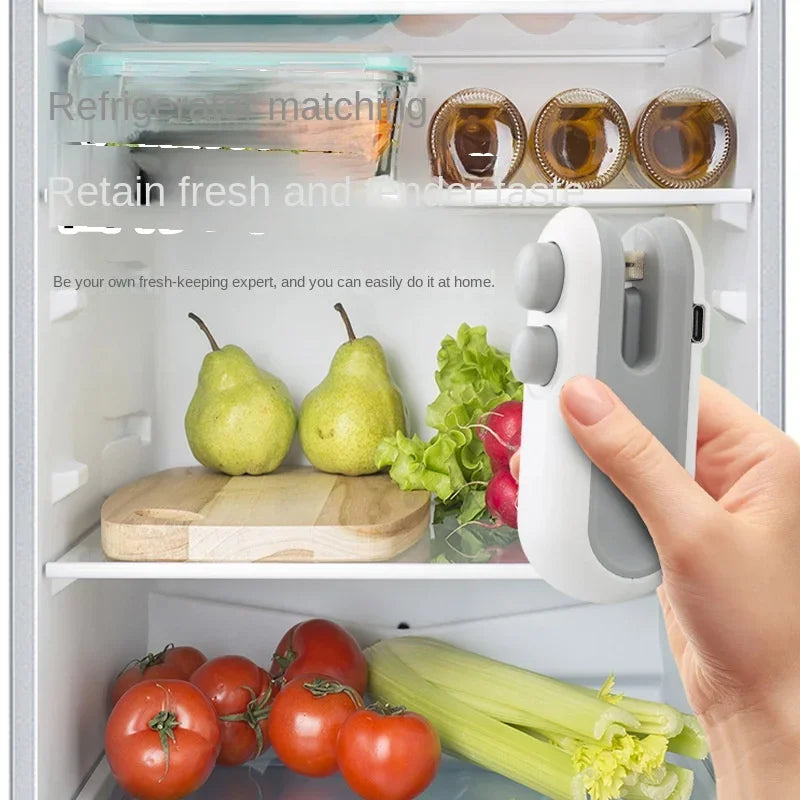 Mini Seladora Portátil Recarregável: Selador Térmico para Embalagens