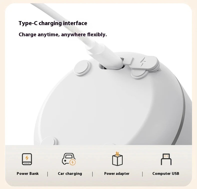 Liquidificador Portátil USB Recarregável 500ml: 3 Níveis de Potência