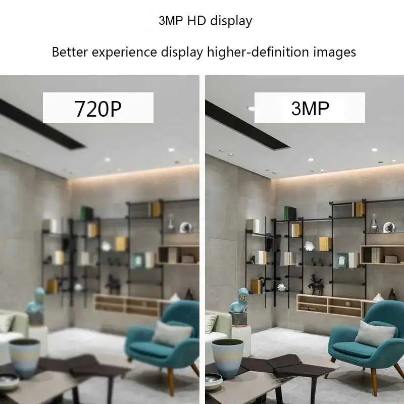 Câmera de Segurança 360°: Com Visão Noturna e Detecção de Movimento