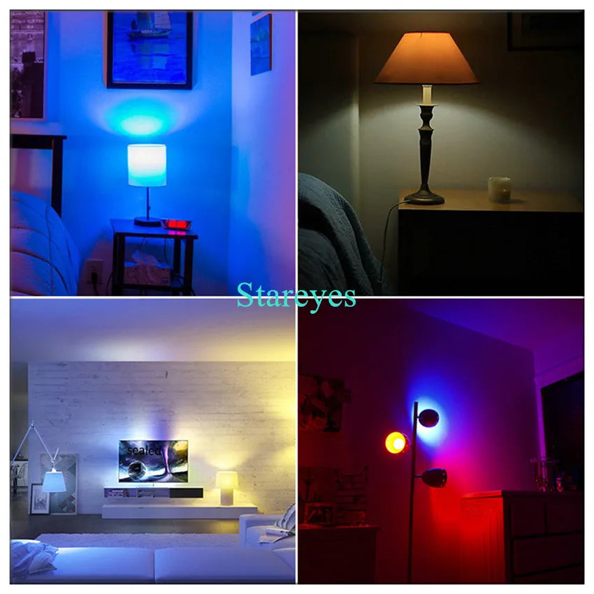 Lâmpada LED Inteligente Wifi/Zigbee RGB + CCT (E27, E14 ou GU10)