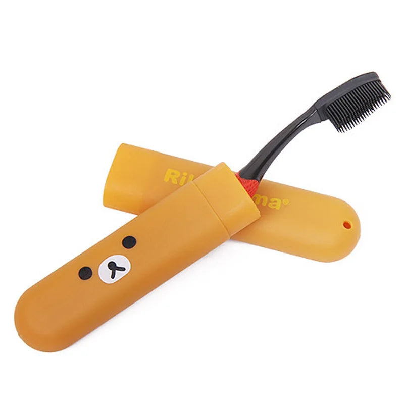 Capa Protetora Higiênica para Escova de Dentes (Modelo de Ursinho)