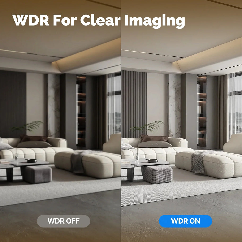 Câmera de Segurança Interna MOES Tuya com Wifi 6/2.4 e Rastreamento