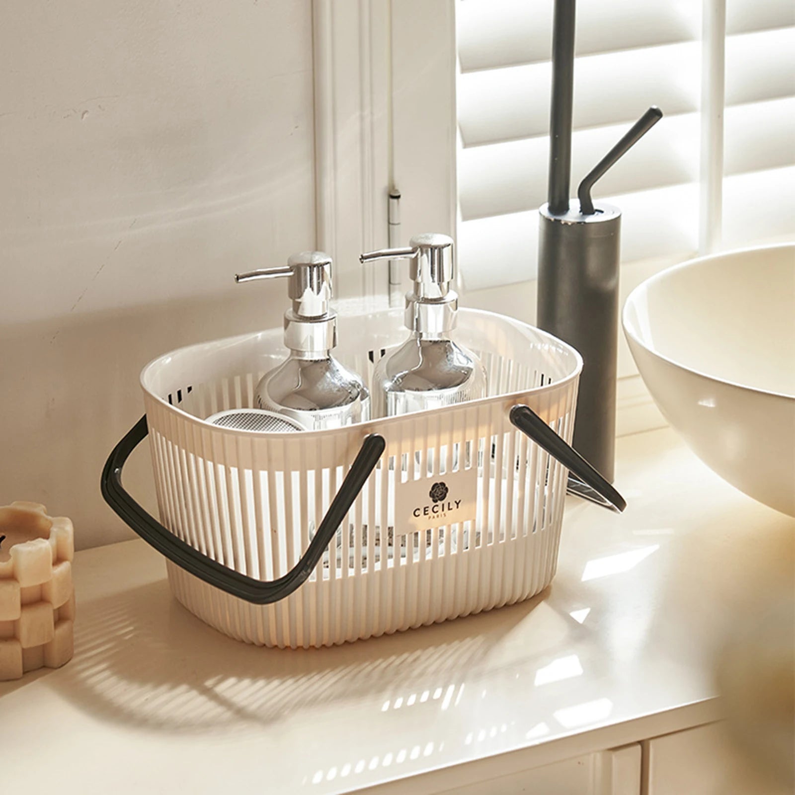 Cesto Organizador Multiuso Portátil com Alças