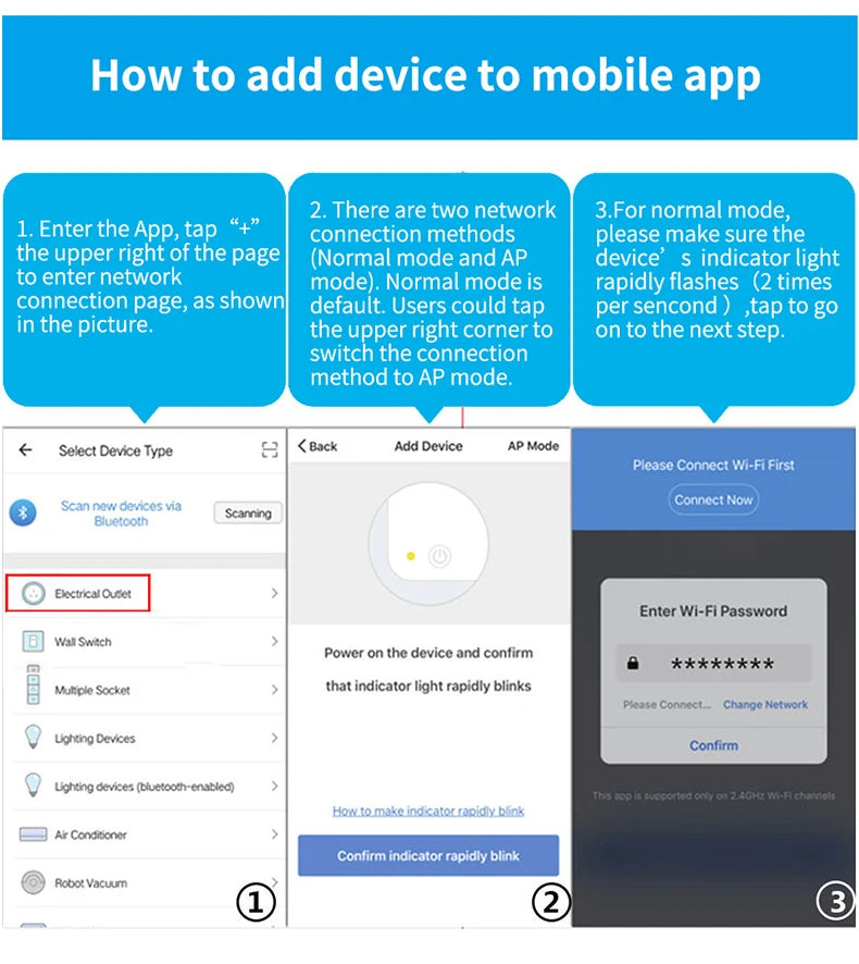 Interruptor de Parede Sem Fio RF433 com Receptor Wifi (App Tuya/Smart Life)