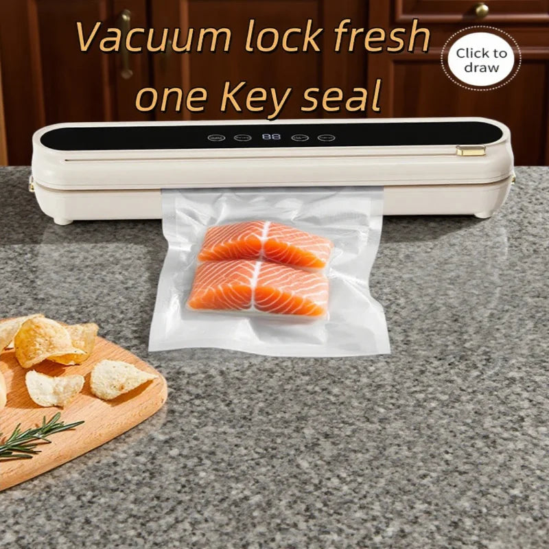 Máquina Seladora Automática 30cm: Múltiplos Modos (Seco/Úmido)