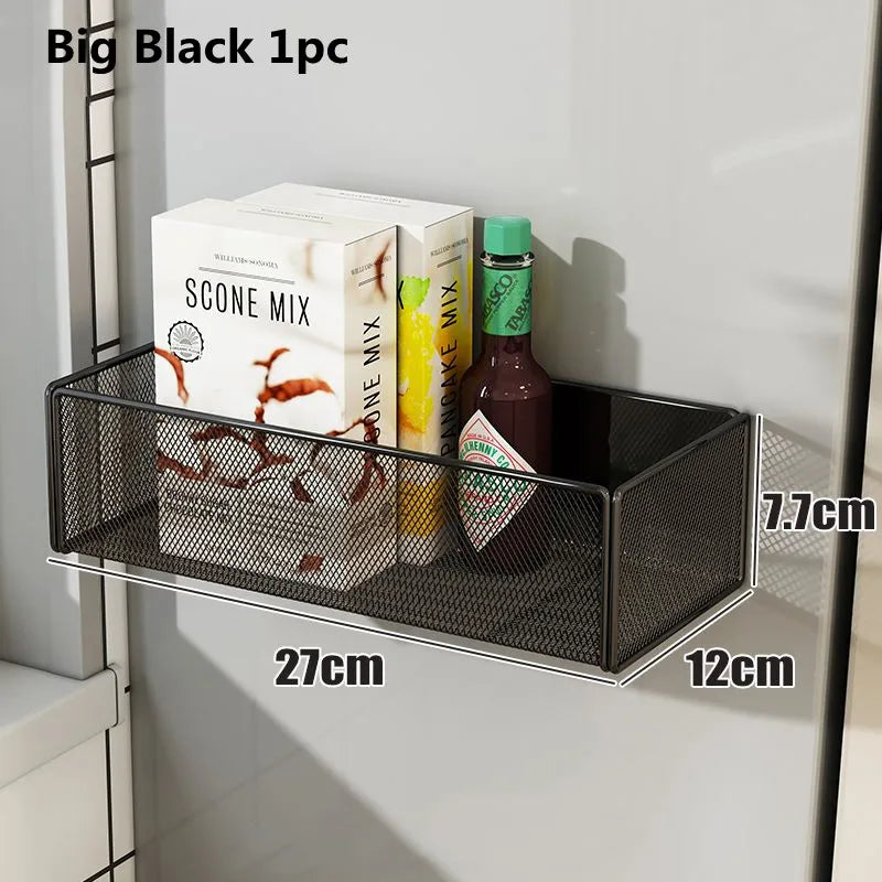 Cesta Organizadora Magnética para Lateral de Geladeira