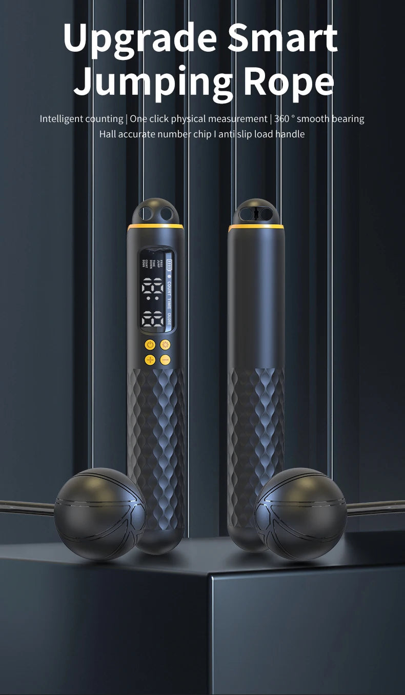 Corda de Pular com Contador Eletrônico e Cálculo de Calorias