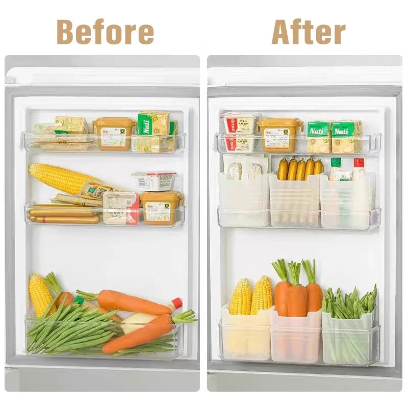 Caixa Organizadora Empilhável de Acrílico para Cozinha