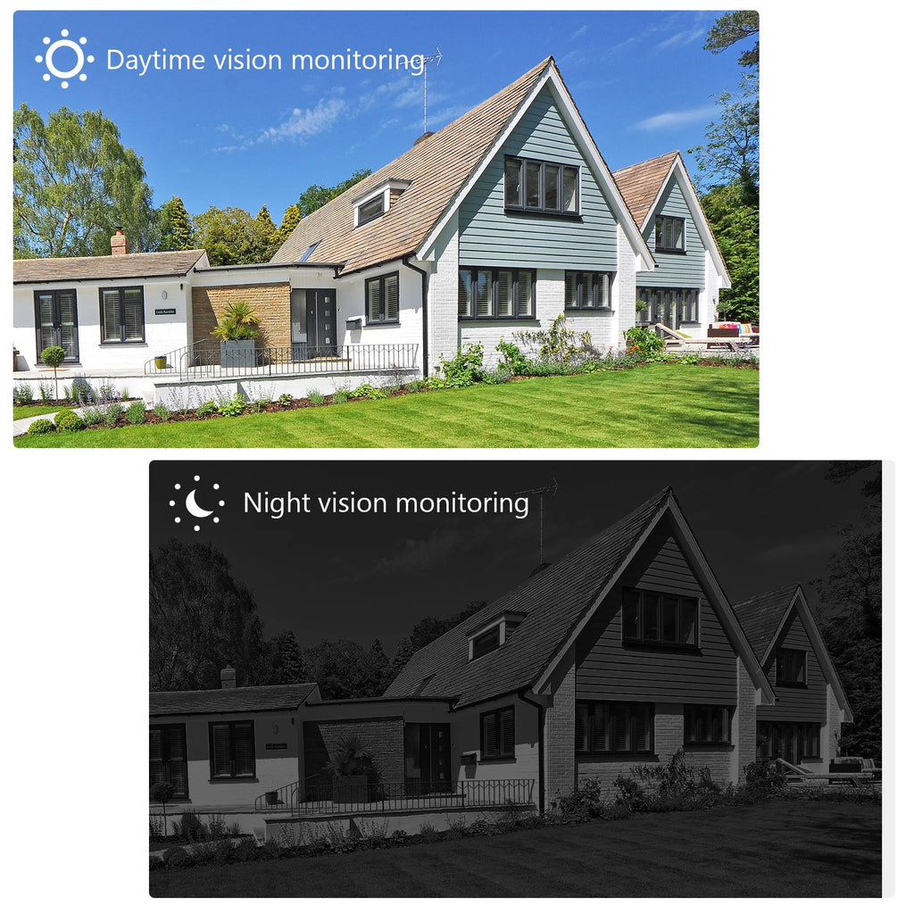 Câmera de Segurança Analógica 720p à Prova d'Água com Visão Noturna para Sistemas DVR (Uso Externo)