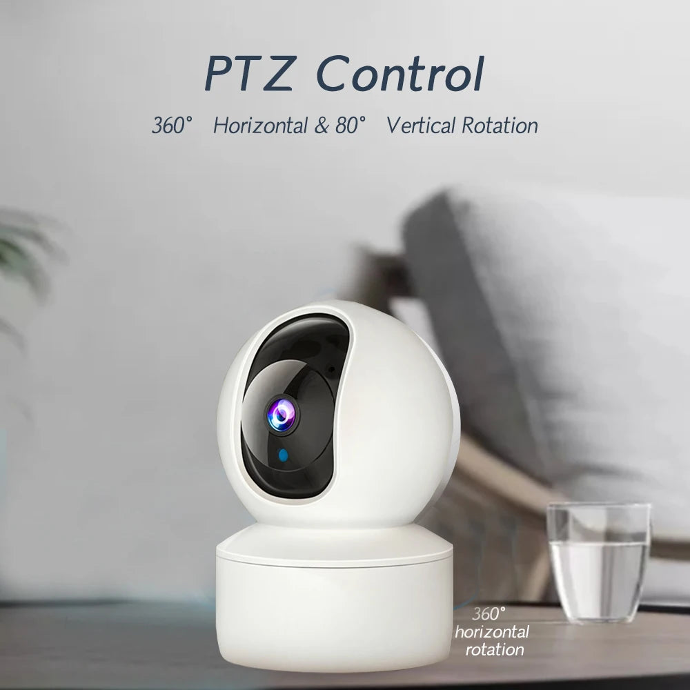 Câmera de Segurança 360°: Com Visão Noturna e Detecção de Movimento