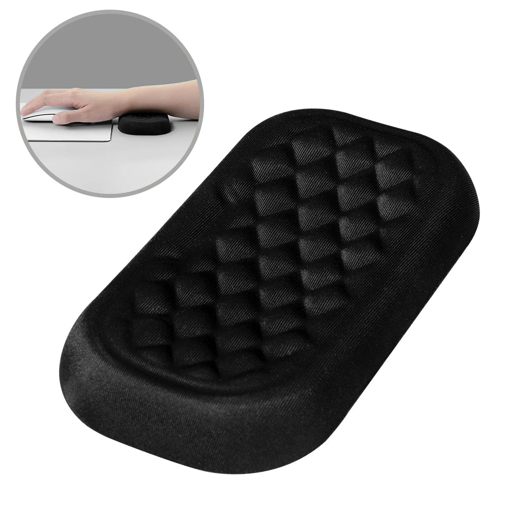 Kit Apoio de Pulso Ergonômico para Teclado e Mouse (Memory Foam)