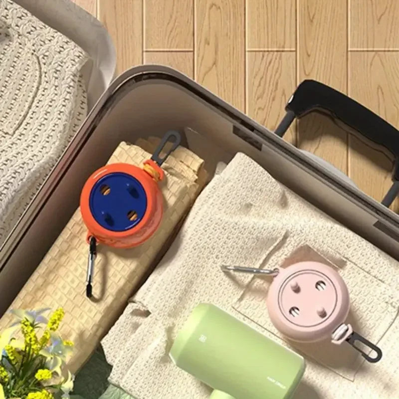 Varal Portátil Retrátil para Viagem e Camping (10 Metros)