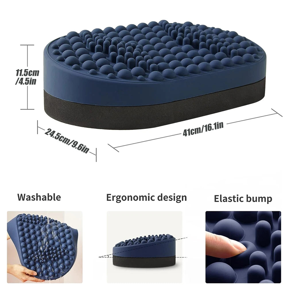 Apoio Ergonômico para Escritório com Superfície Massageadora de Silicone