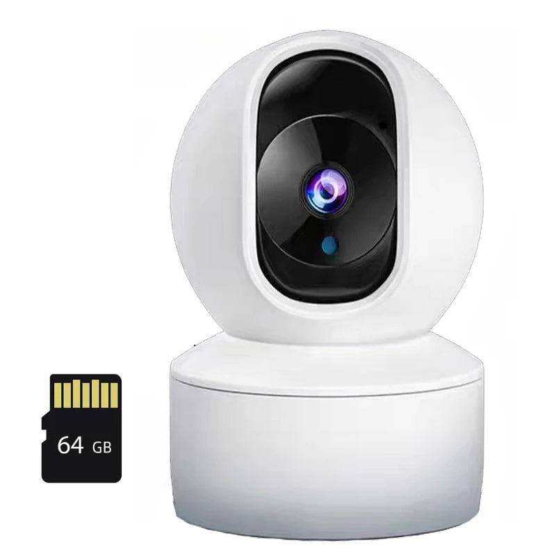 Câmera de Segurança 360°: Com Visão Noturna e Detecção de Movimento