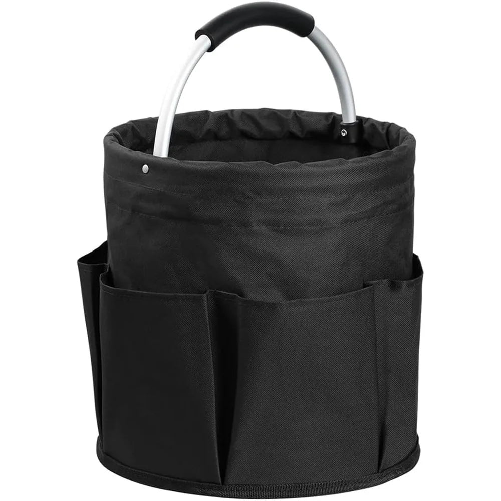 Cesta Dobrável Multiuso de 17L com Alças para Piquenique e Compras