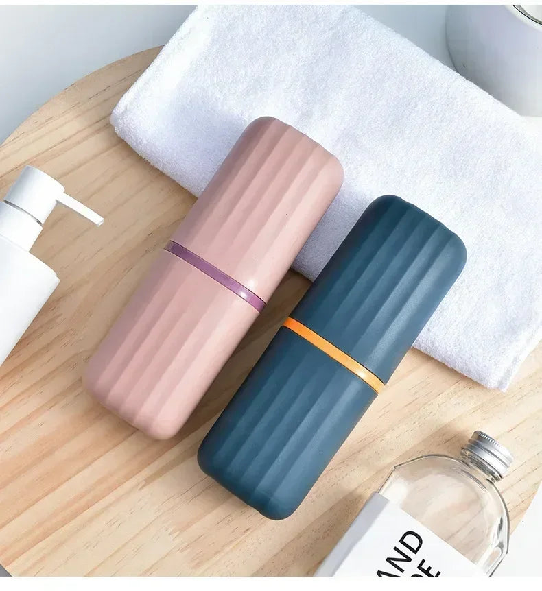 Estojo Porta Escova de Dente Portátil para Viagem e Negócios