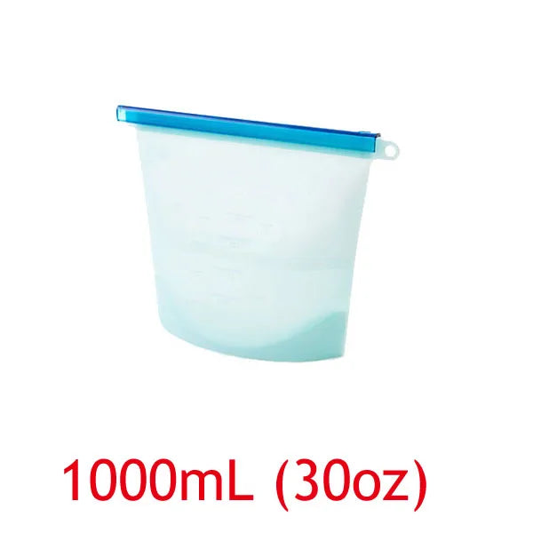 Saco Hermético de Silicone (1 Peça): Livre de BPA