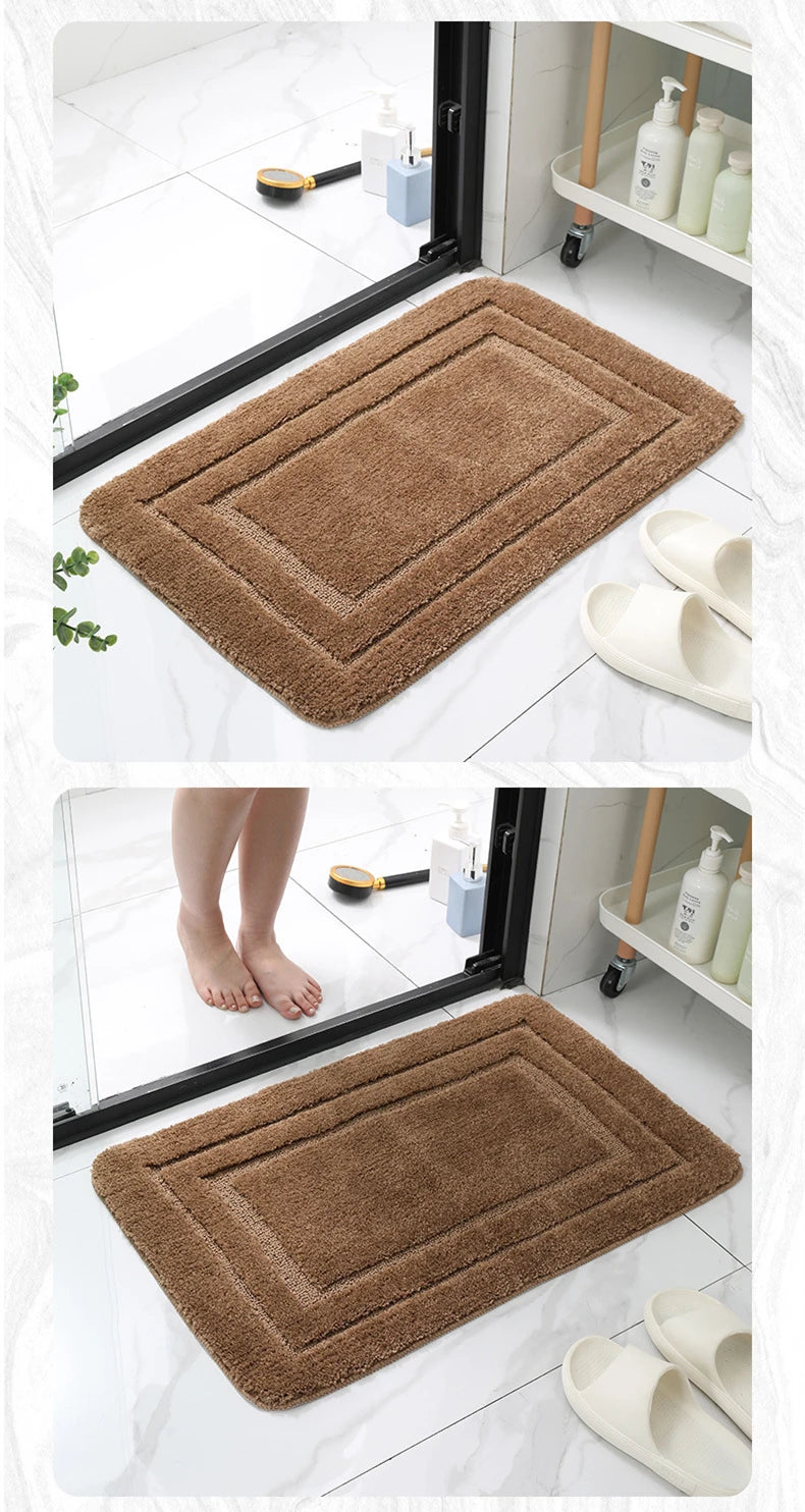 Tapete de Banheiro Super Absorvente Antiderrapante (Extra Macio)